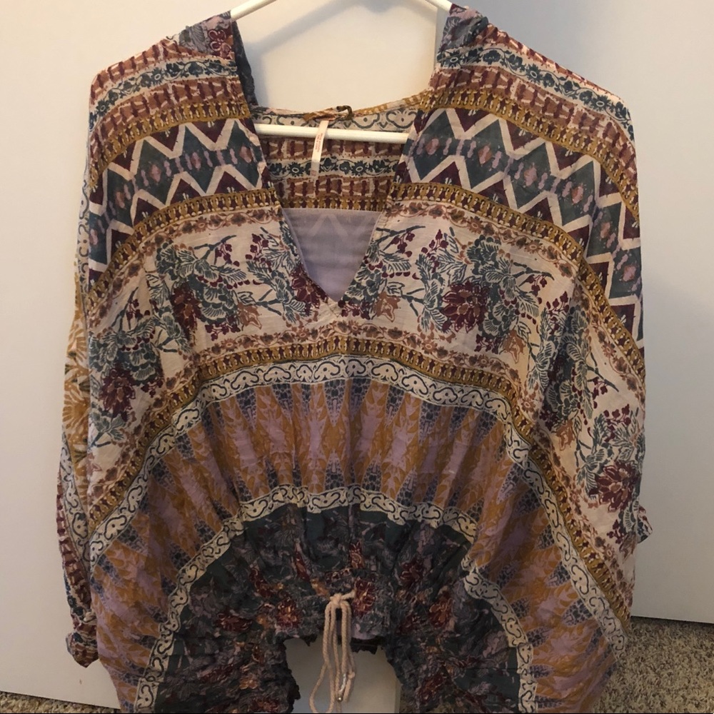 Free people xs pullover/ coverup